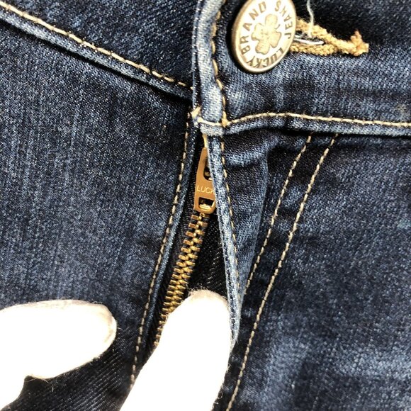 Lucky Brand Stella Skinny Jean Womens 6 / 28 Blue Low Rise Lightweight Stretch - Picture 5 of 13